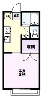 みどりのコーポ【2階】の間取り