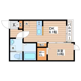 【新築】(仮)南光台3丁目新築AP【2階】の間取り