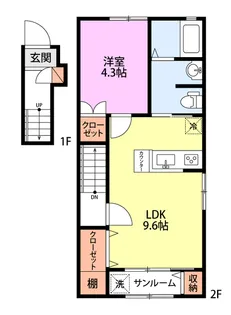 White book【2階】の間取り