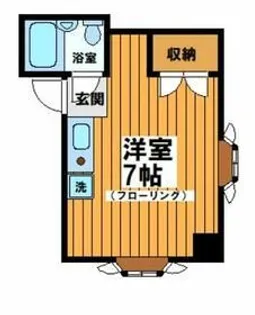 南台クレスト【3階】の間取り