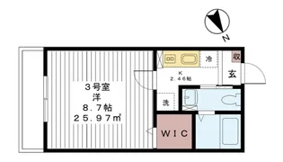 AJ津田沼III【3階】の間取り
