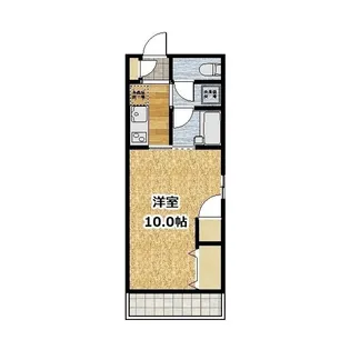 ユーコート府中是政【3階】の間取り