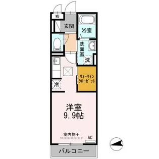 新潟県新潟市中央区雲雀町【アパート】の間取り