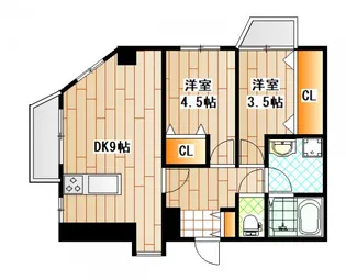 神奈川県横浜市保土ヶ谷区西谷町【マンション】の間取り