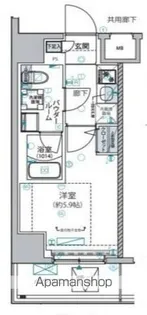 ヴァローレ松戸フィーロ【8階】の間取り