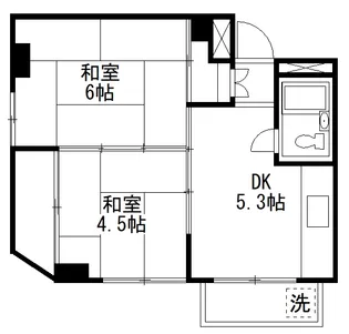 ハイツ熊倉【3階】の間取り