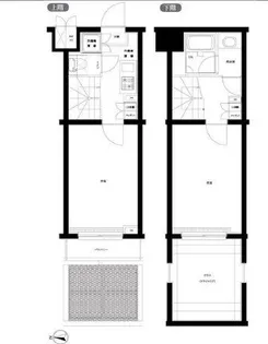 ルーブル早稲田六番館の間取り