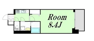 プランドール江戸堀レジデンス【2階】の間取り