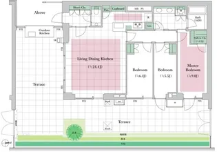 三田ガーデンヒルズ【1階】の間取り
