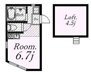 神奈川県川崎市川崎区小田1【アパート】の間取り