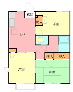 神奈川県藤沢市辻堂太平台2【アパート】の間取り