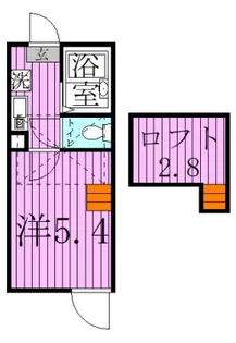 東京都足立区梅島2【アパート】の間取り