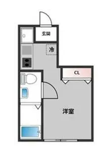 DEN鶴見市場【2階】の間取り