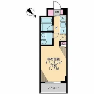 ハーモニーコート西鶴間【3階】の間取り