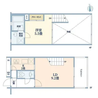 東京都目黒区碑文谷5【マンション】の間取り
