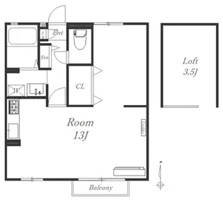 コンフォール関口【2階】の間取り