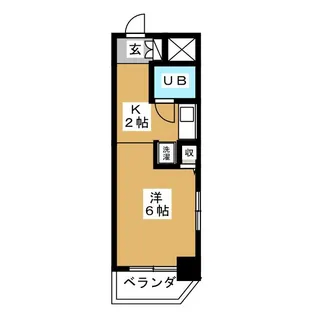 レスパス千種【7階】の間取り