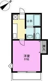 レモンハイツ【1階】の間取り