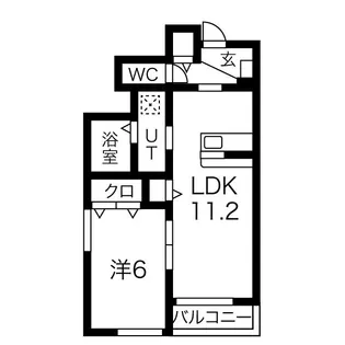 Dear Court B【1階】の間取り
