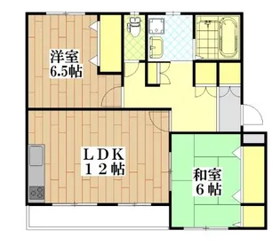 ガーデンコート松葉【3階】の間取り