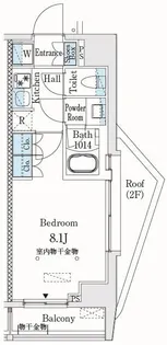 市谷仲之町ビューアパートメント【6階】の間取り