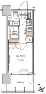 千葉県船橋市印内町【マンション】の間取り