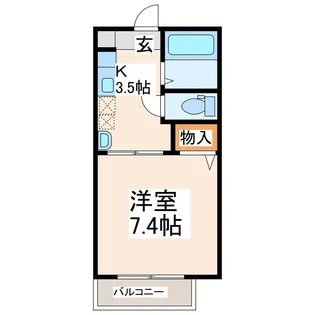 レジェンドコート【2階】の間取り