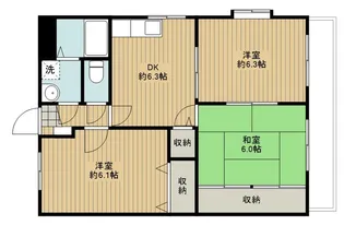 アムール・アドニス【3階】の間取り