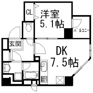 イデアル五反田【2階】の間取り