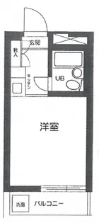 ハイシティ池尻大橋第一【2階】の間取り