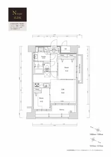 エンクレスト博多EAST PARK【13階】の間取り