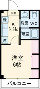 サバービア森野【4階】の間取り