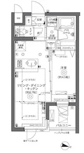 ZOOM中野坂上【3階】の間取り