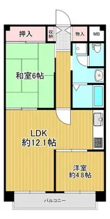 志木ハウス【6階】の間取り