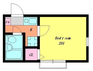 リアルワン王子【2階】の間取り