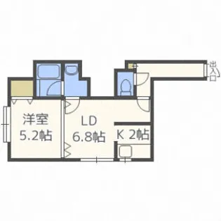 52EAMES【2階】の間取り