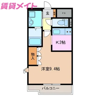 グランディール【1階】の間取り