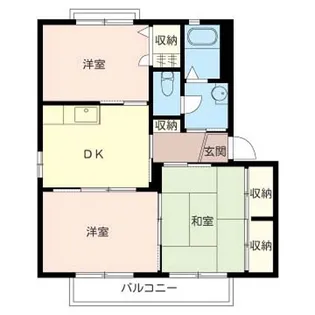 シャーメゾン南町B棟【1階】の間取り