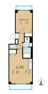 グロリア【2階】の間取り