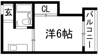 フェリシエ池田【3階】の間取り