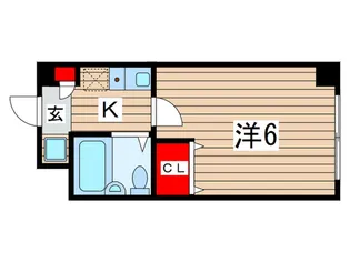 カムフォート新宿【4階】の間取り