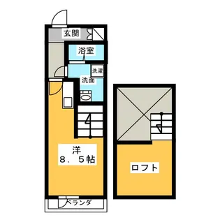 Libra神宮南【3階】の間取り