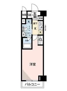 マイナビSTAY世田谷東玉川【4階】の間取り