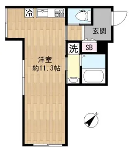 イル・ポスト・ソレッジャート【1階】の間取り