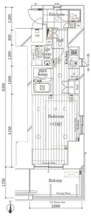 ガリシアヒルズ西麻布EAST【8階】の間取り