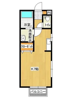 メゾン・ソレイユII【1階】の間取り