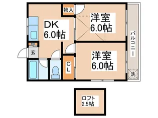 コ-ポ昭喜【2階】の間取り