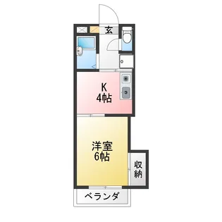 グレース新川崎II【3階】の間取り