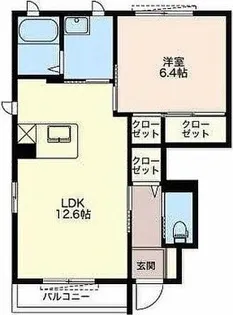 エスポワール21【1階】の間取り