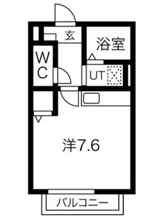 ソレイユE・II【2階】の間取り